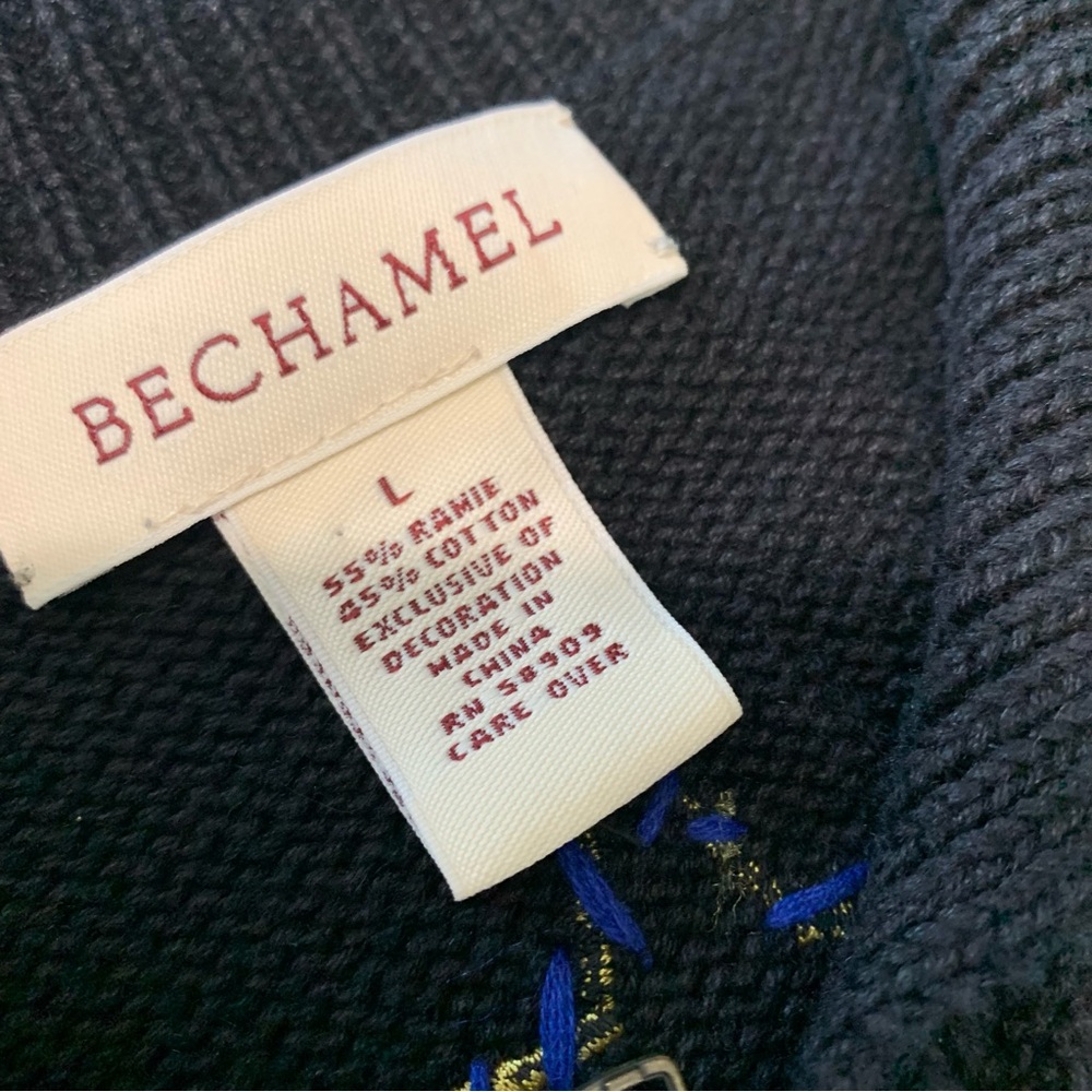 BECHAMEL Vintage Christmas Zip Vest - Picture 7 of 7